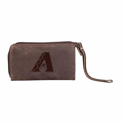 Team Sports America Essential - Arizona Diamondbacks Wristlet Wallet Brown