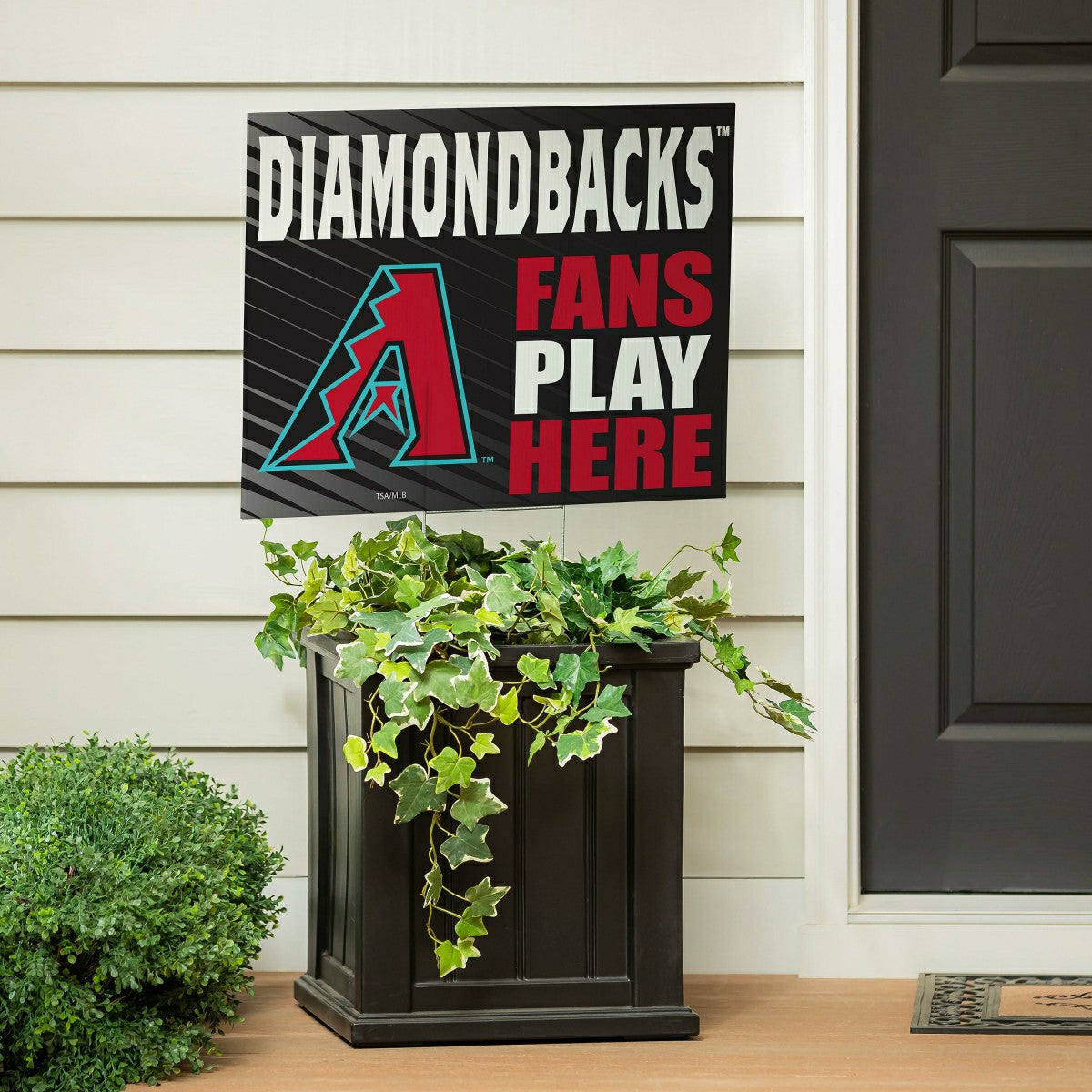Team Sports America Exclusive - Arizona Diamondbacks Coroplast Yard Sign "Fans Play Here"
