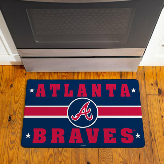Team Sports America Everyday - Atlanta Braves Anti-Fatigue Mat, 18"x30"