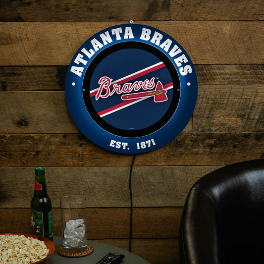 Team Sports America Classic - Atlanta Braves, Metal Lite, Round