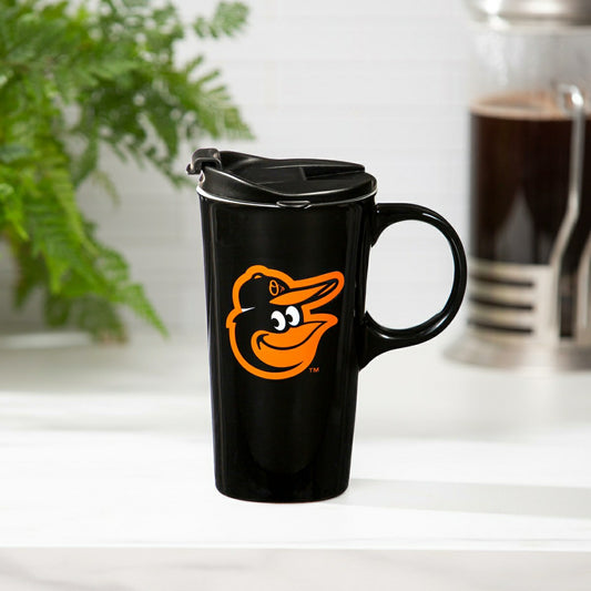 Team Sports America Essential - Baltimore Orioles Boxed Travel Latte Cup, 17oz