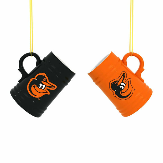 Team Sports America Best Seller - Baltimore Orioles Ceramic Mini Stein, 3oz, set of 2
