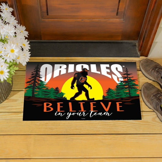 Team Sports America Value - Baltimore Orioles Bigfoot PVC Mat, 28"x16"