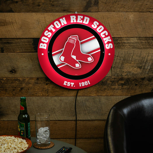 Team Sports America Everyday - Boston Red Sox, Metal Lite, Round