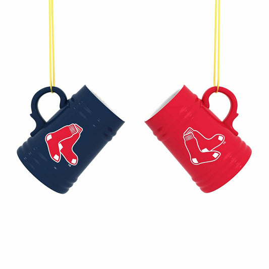 Team Sports America Classic - Boston Red Sox Ceramic Mini Stein, 3oz, set of 2