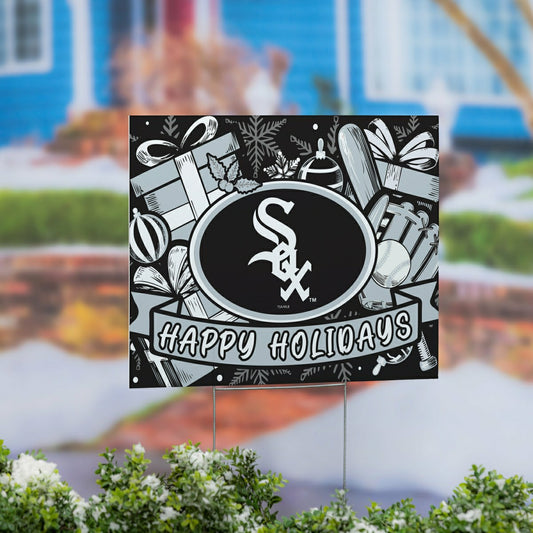 Team Sports America Recommended - Chicago White Sox Yard Sign, Holiday