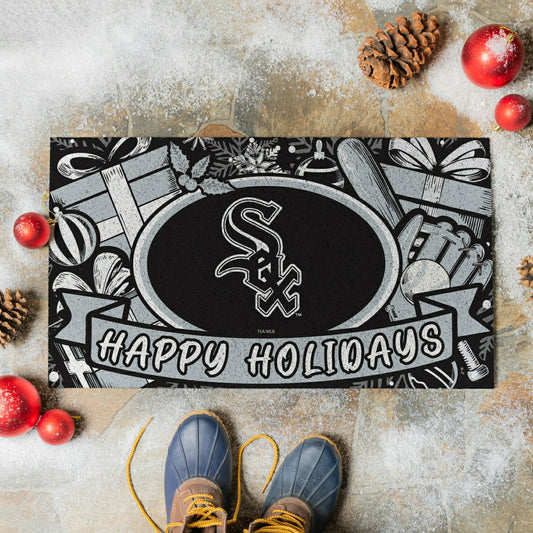 Team Sports America Trending - Chicago White Sox Holiday PVC Mat, 28"x16"
