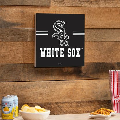 Team Sports America Recommended - Chicago White Sox Wood Wall Sign, 12x12
