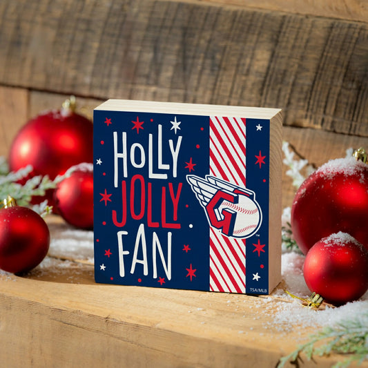 Team Sports America Trending - Cleveland Guardians Block, Holiday, 6x6