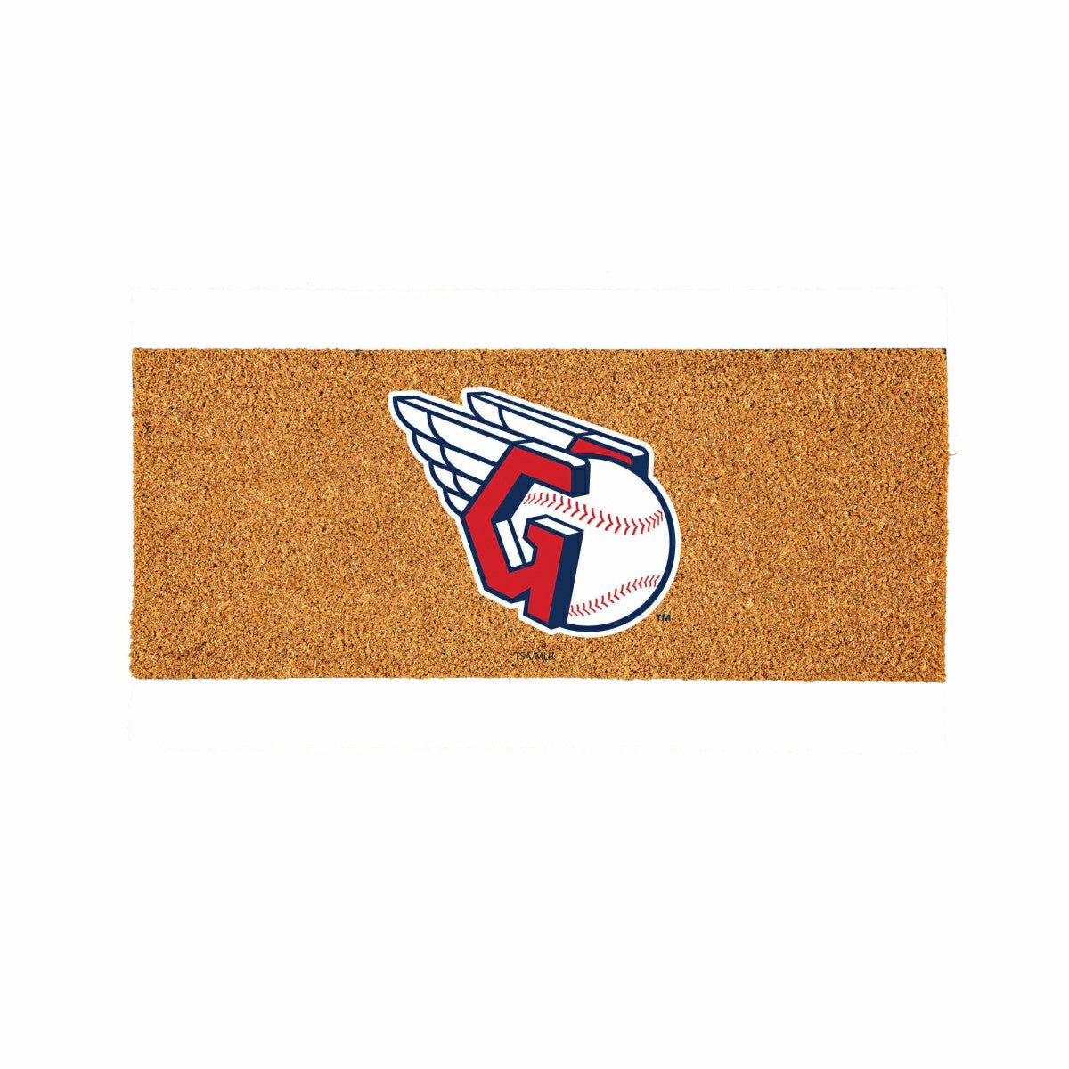 Team Sports America Trending - Cleveland Guardians Extra Large Full Color Coir Mat, 60"x24"