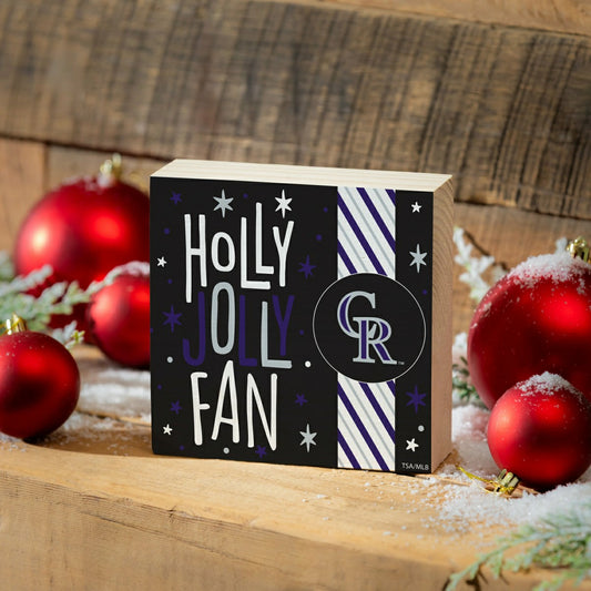 Team Sports America Exclusive - Colorado Rockies Block, Holiday, 6x6