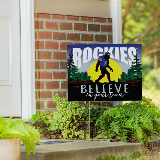Team Sports America Essential - Colorado Rockies Yard Sign, Bigfoot