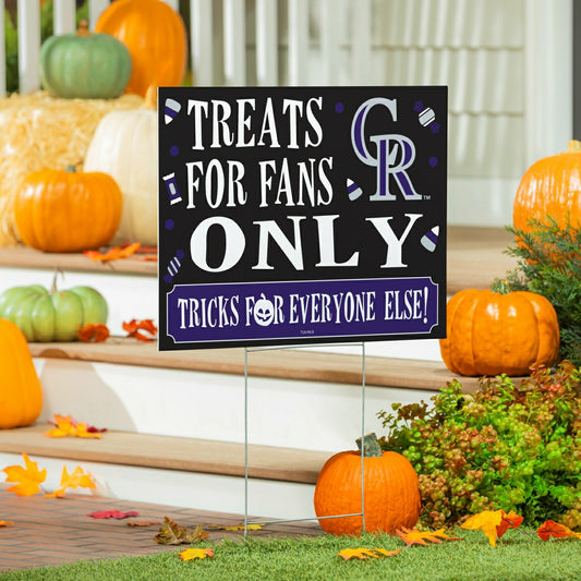 Team Sports America Value - Colorado Rockies Yard Sign, Halloween Treats for Fans