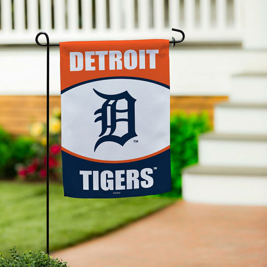 Team Sports America Exclusive - Detroit Tigers Suede Garden Flag