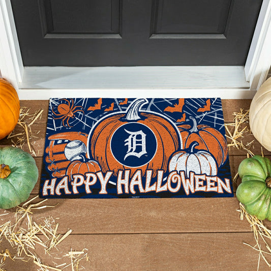 Team Sports America Essential - Detroit Tigers Halloween PVC Mat, 28"x16"