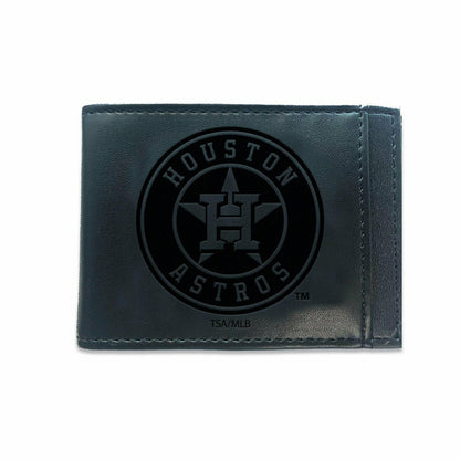 Team Sports America Essential - Houston Astros Front Pocket Wallet w/ RFID Blocking Black