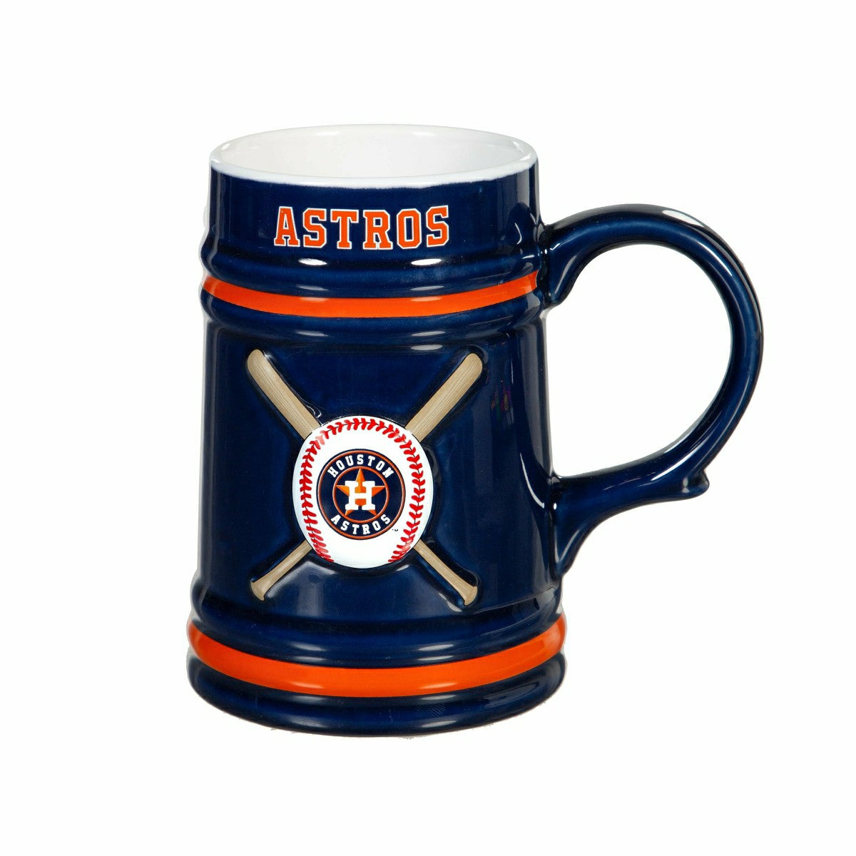 Team Sports America Value - Houston Astros Ceramic Stein Cup, 24oz