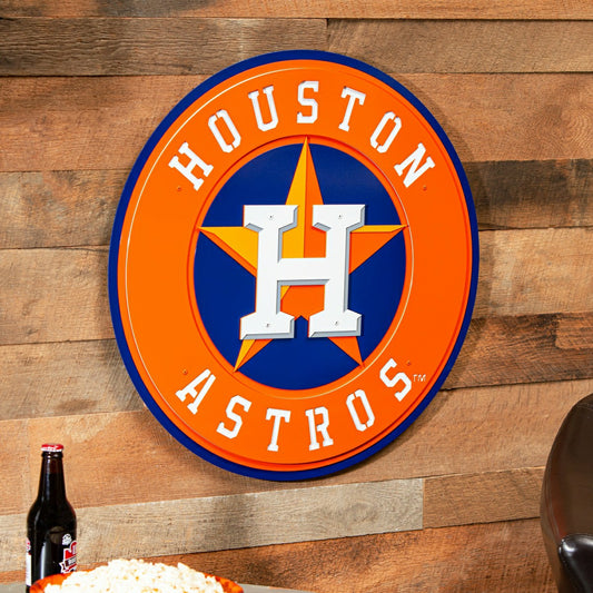 Team Sports America Recommended - Houston Astros Premier Metal Wall Art