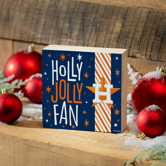 Team Sports America Essential - Houston Astros Block, Holiday, 6x6