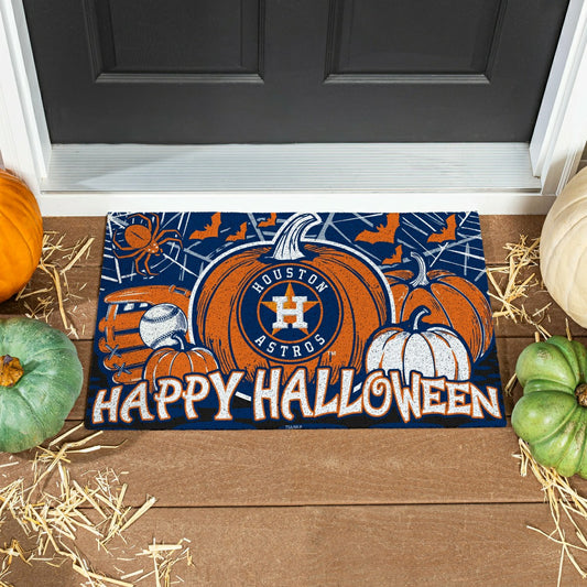 Team Sports America Signature - Houston Astros Halloween PVC Mat, 28"x16"