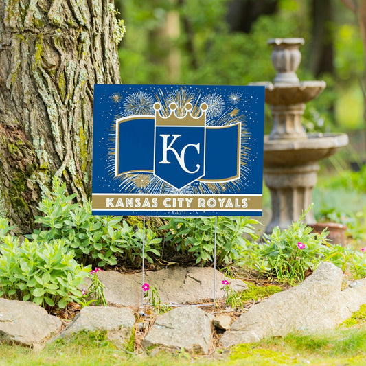 Team Sports America Best Seller - Kansas City Royals Yard Sign, Patriotic