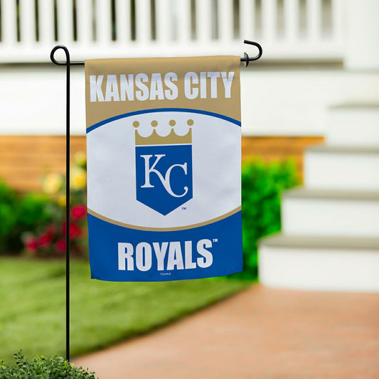Team Sports America Best Seller - Kansas City Royals Suede Garden Flag