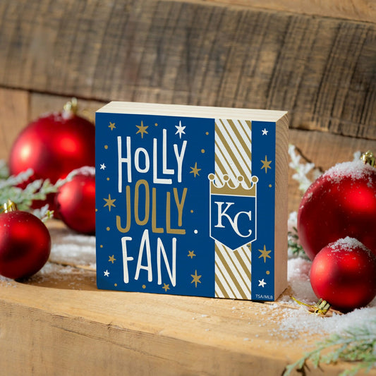 Team Sports America Recommended - Kansas City Royals Block, Holiday, 6x6