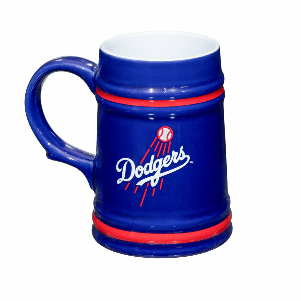 Team Sports America Classic - Los Angeles Dodgers Ceramic Stein Cup, 24oz
