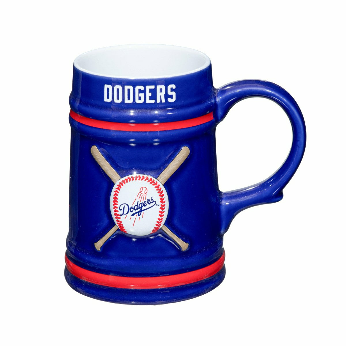Team Sports America Classic - Los Angeles Dodgers Ceramic Stein Cup, 24oz