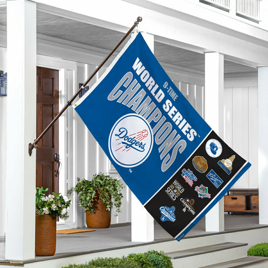 Team Sports America Trending - Los Angeles Dodgers Single Sided Flag w/ 2 Grommets, 3'x5' Multi Win F