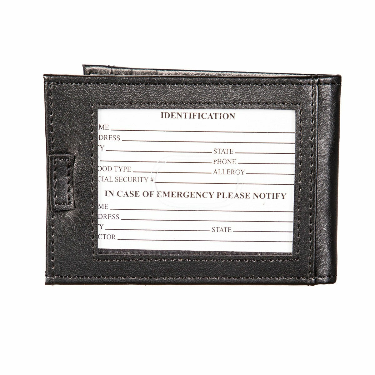 Team Sports America Recommended - Los Angeles Dodgers Front Pocket Wallet with RFID Blocking, Black, SC2