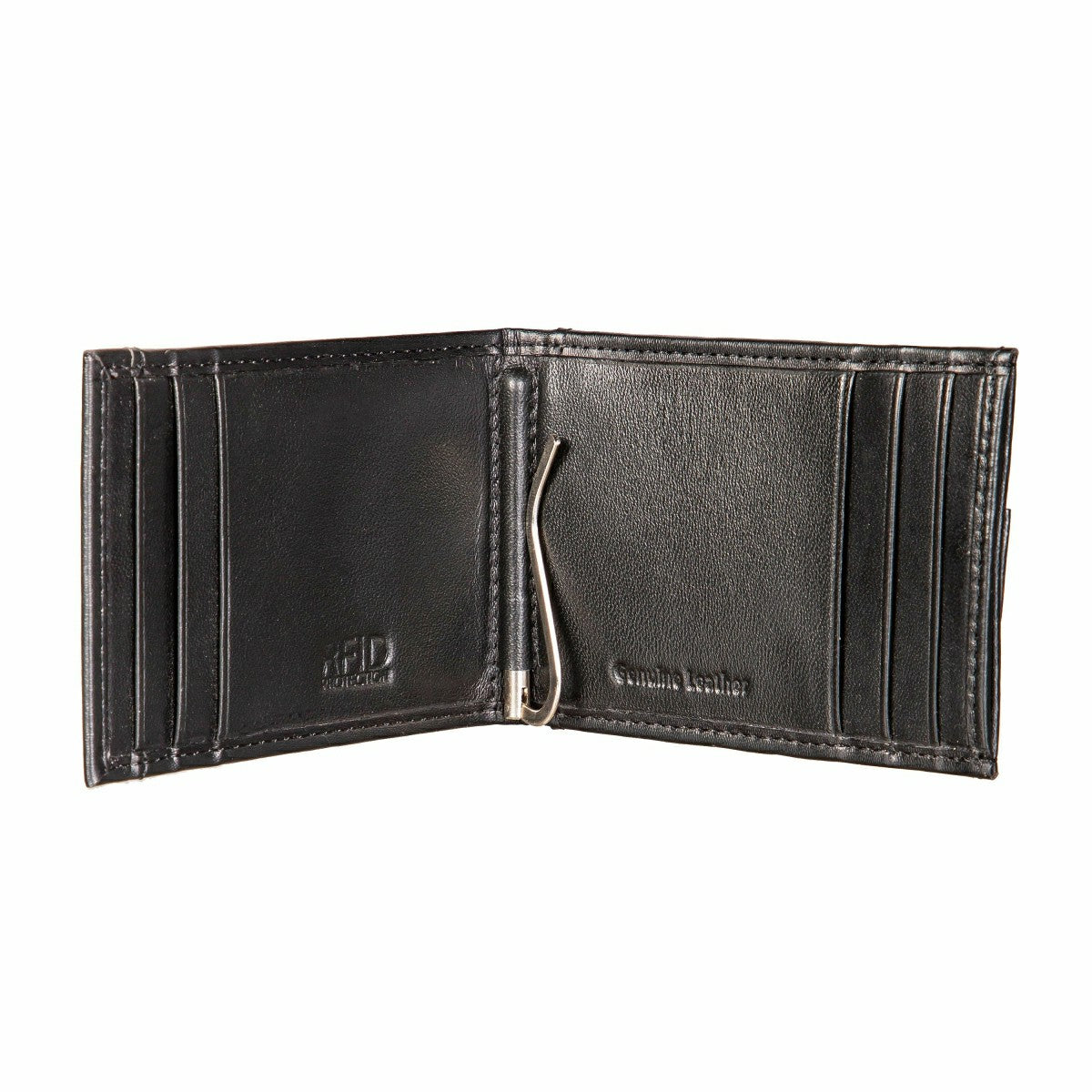 Team Sports America Recommended - Los Angeles Dodgers Front Pocket Wallet with RFID Blocking, Black, SC2