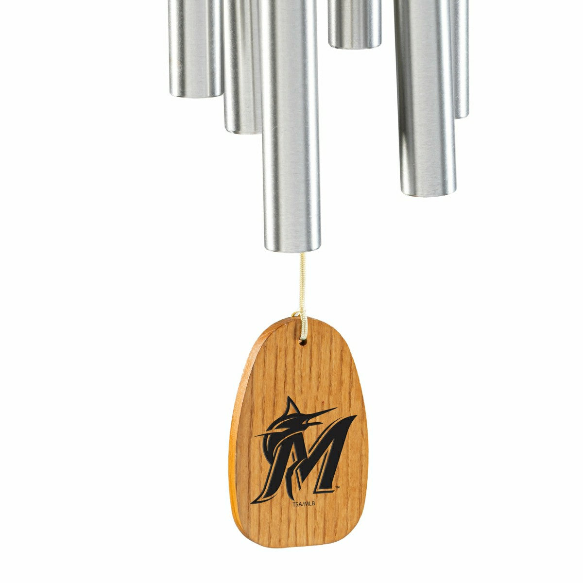 Team Sports America Essential - Miami Marlins, Hand Tuned Windchime, 27”