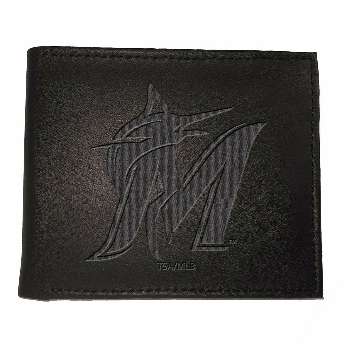 Team Sports America Essential - Miami Marlins Bi-Fold Wallet Black