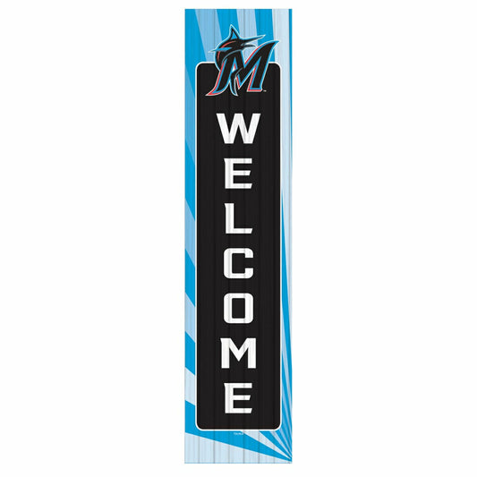 Team Sports America Best Seller - Miami Marlins, Summer Seasonal Leaner, 46" Single Sided