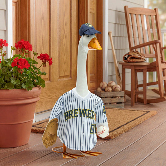 Team Sports America Best Seller - Milwaukee Brewers Sports Porch Goose Uniform