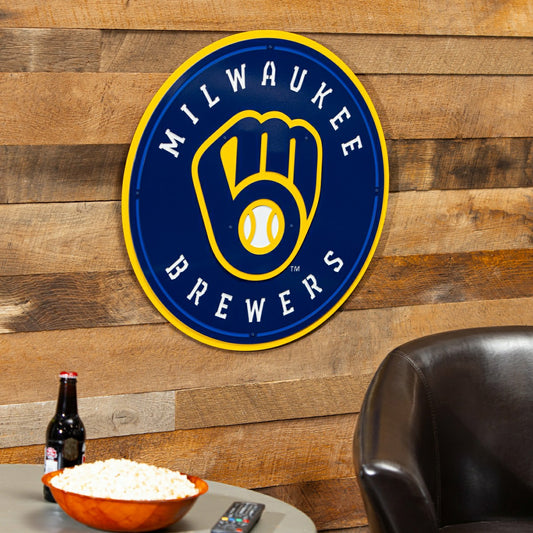 Team Sports America Value - Milwaukee Brewers Premier Metal Wall Art