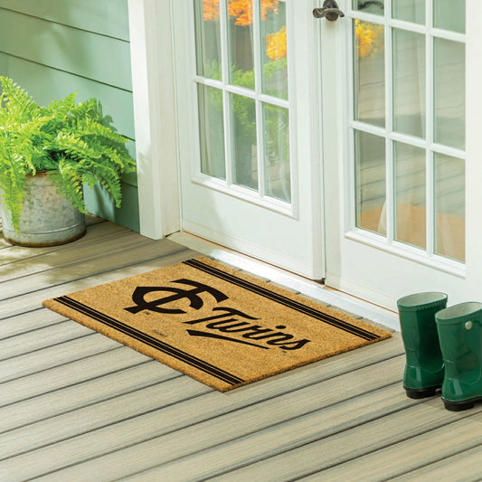 Team Sports America Value - Minnesota Twins Large One Color Coir Mat, 36"x24"