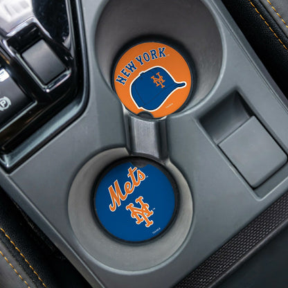 Team Sports America Value - New York Mets Car Coaster Set, 2pc