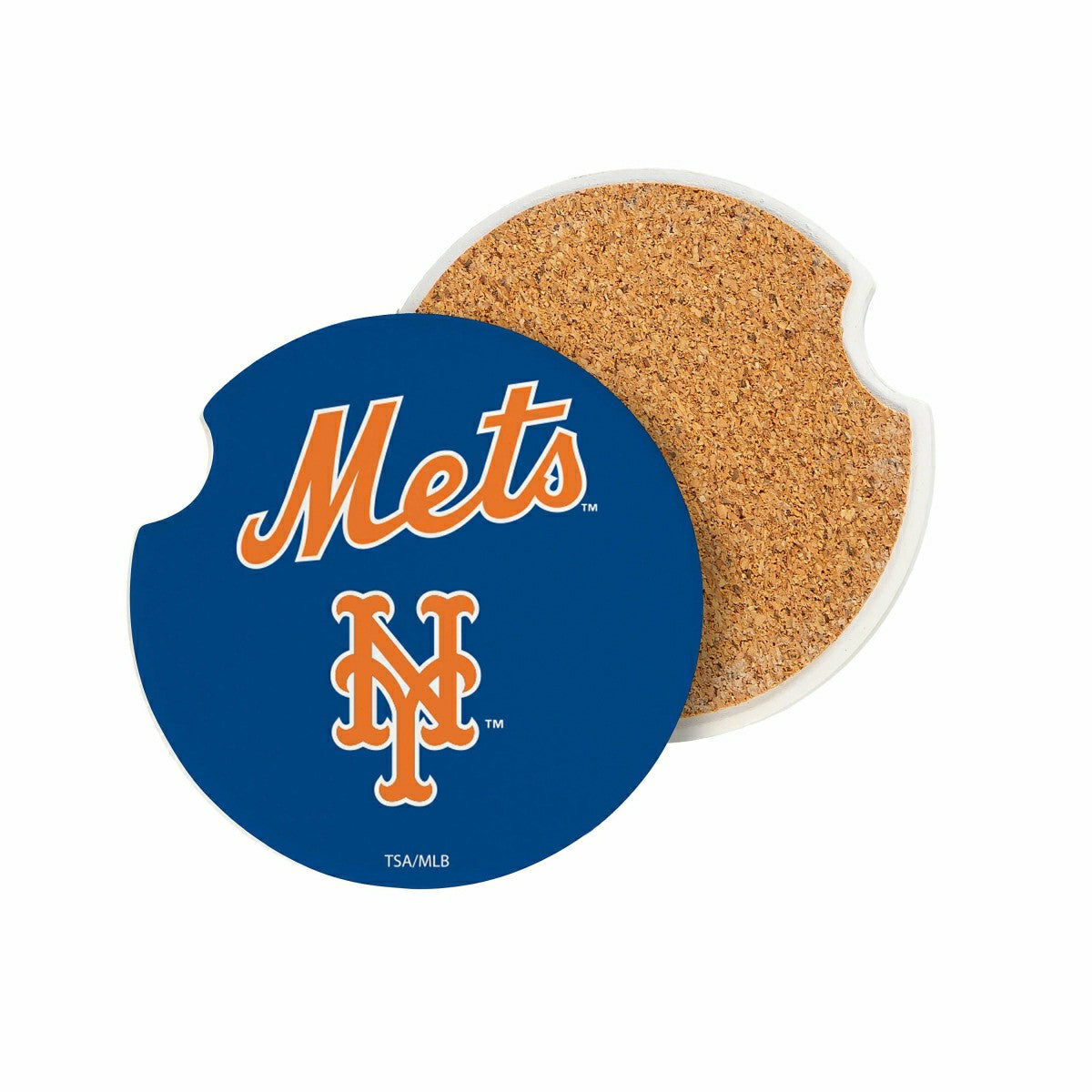 Team Sports America Value - New York Mets Car Coaster Set, 2pc