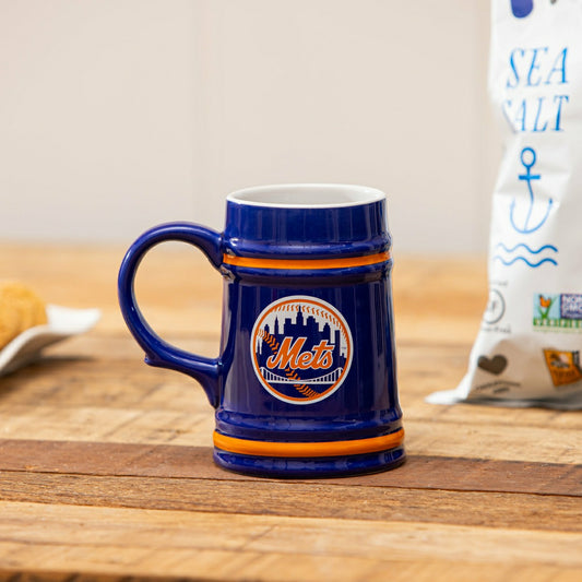 Team Sports America Best Seller - New York Mets Ceramic Stein Cup, 24oz