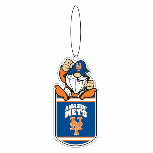 Team Sports America Everyday - New York Mets Gift Tag Ornament, Gnome Fan