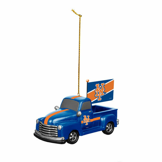 Team Sports America Trending - New York Mets Rally Truck Ornament, Set of 2