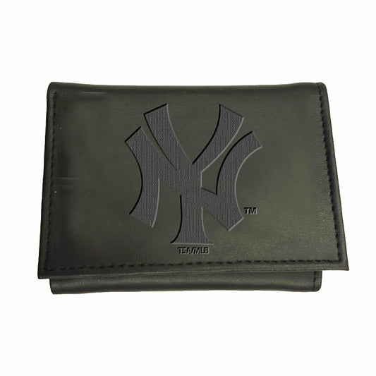 Team Sports America Trending - New York Yankees Tri-Fold Wallet Black