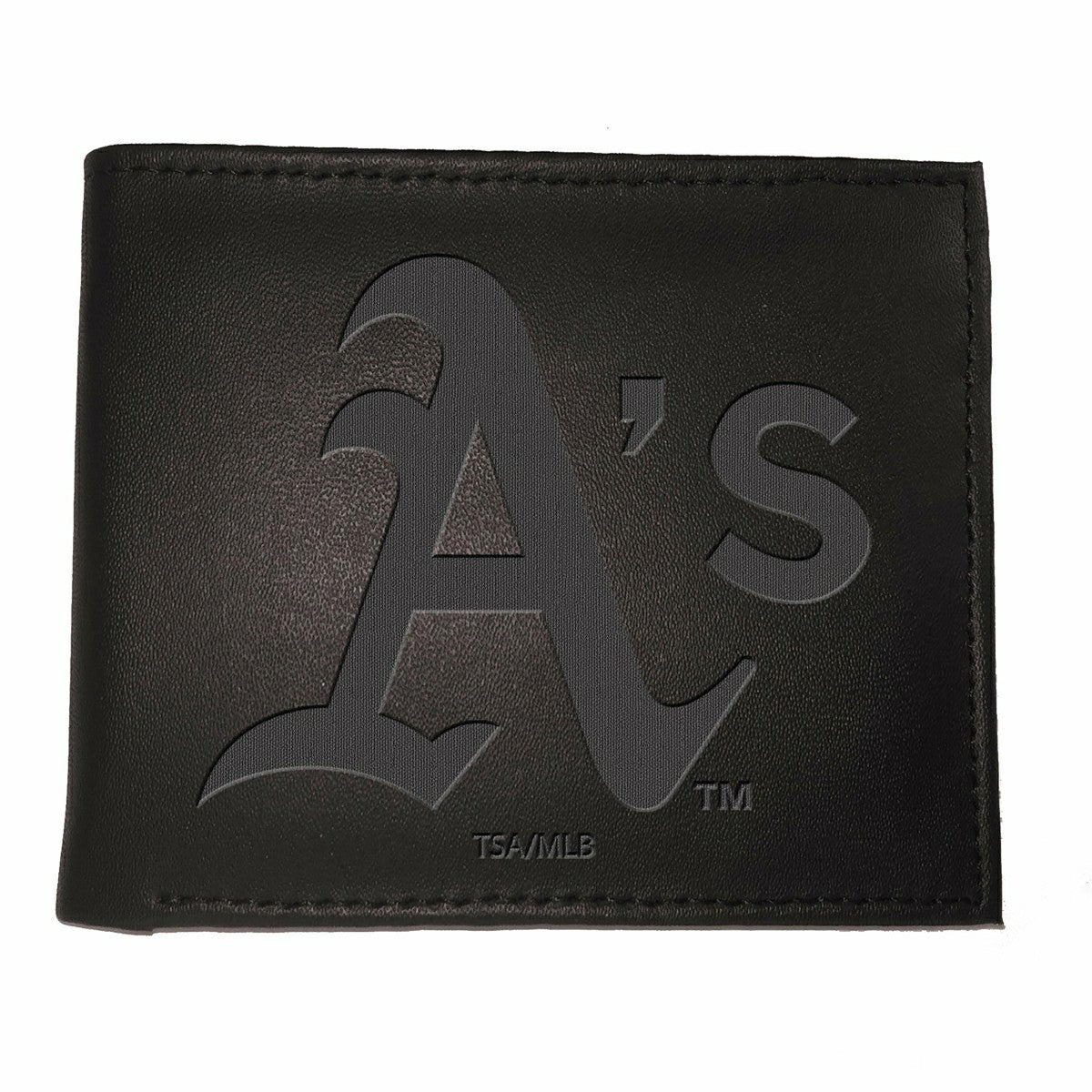 Team Sports America Recommended - Oakland A's Bi-Fold Wallet Black