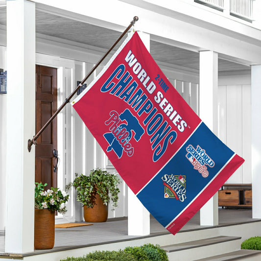 Team Sports America Trending - Philadelphia Phillies Single Sided Flag w/ 2 Grommets, 3'x5' Multi Win