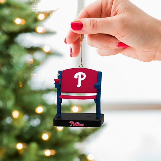 Team Sports America Best Seller - Philadelphia Phillies Stadium Seat Ornament