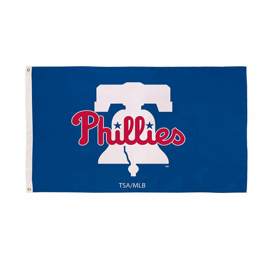 Team Sports America Classic - Philadelphia Phillies Single Sided Flag w/ 2 Grommets, 3'x5'