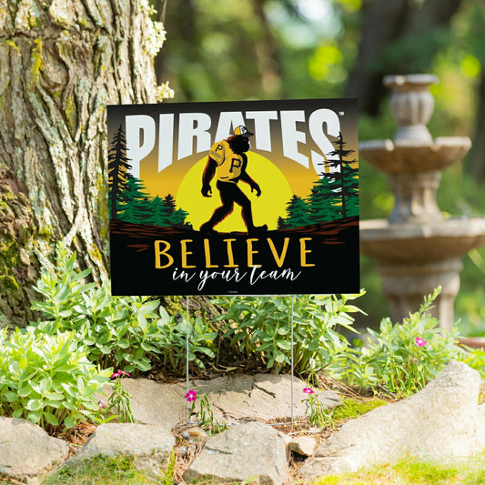 Team Sports America Exclusive - Pittsburgh Pirates Yard Sign, Bigfoot