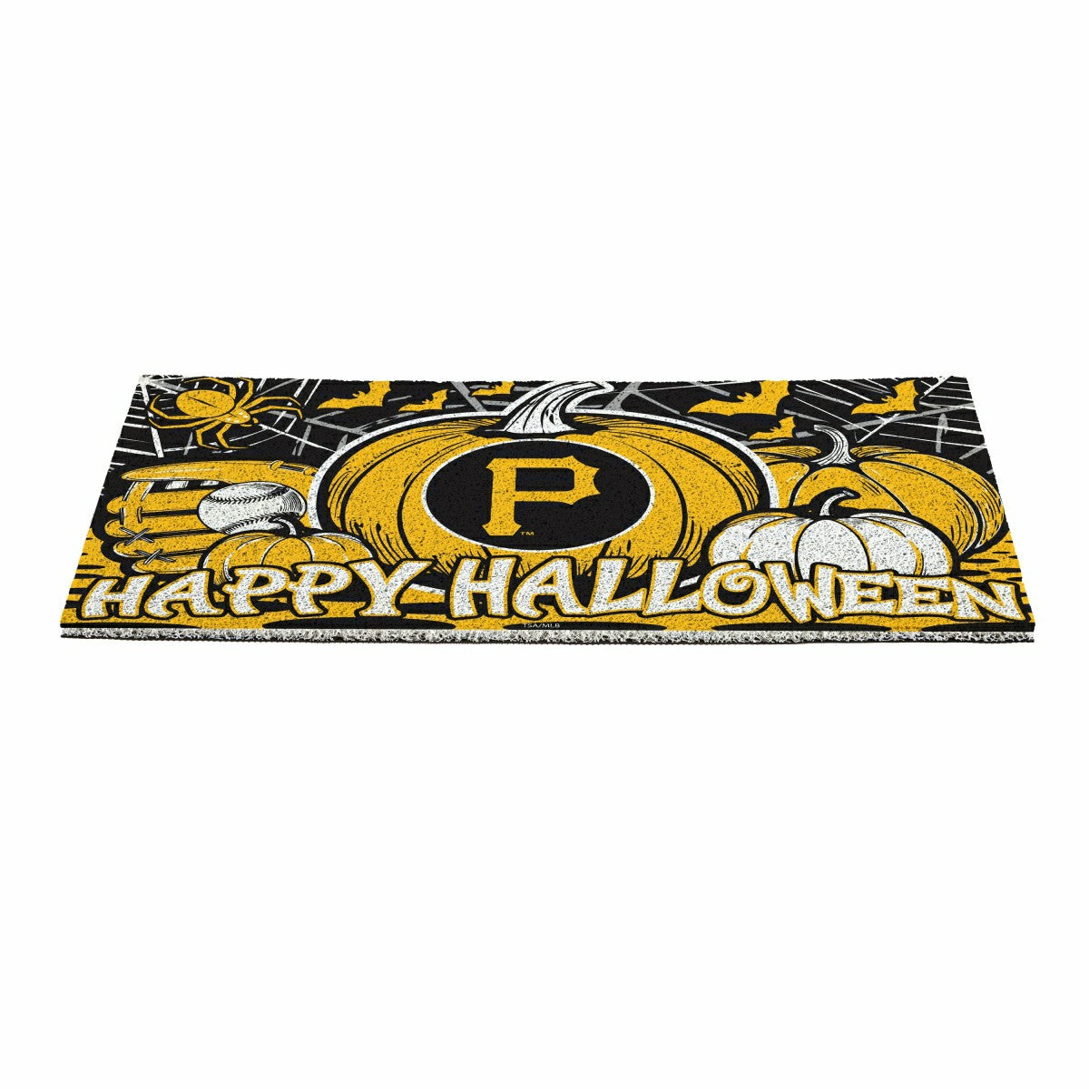 Team Sports America Essential - Pittsburgh Pirates Halloween PVC Mat, 28"x16"